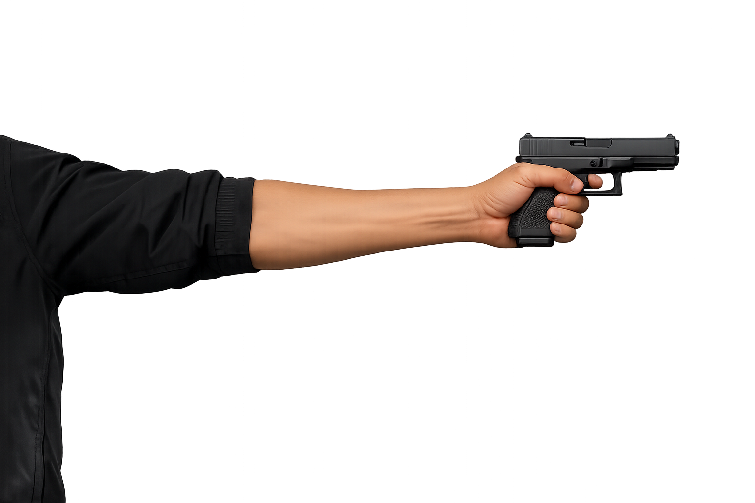 Brazo con pistola